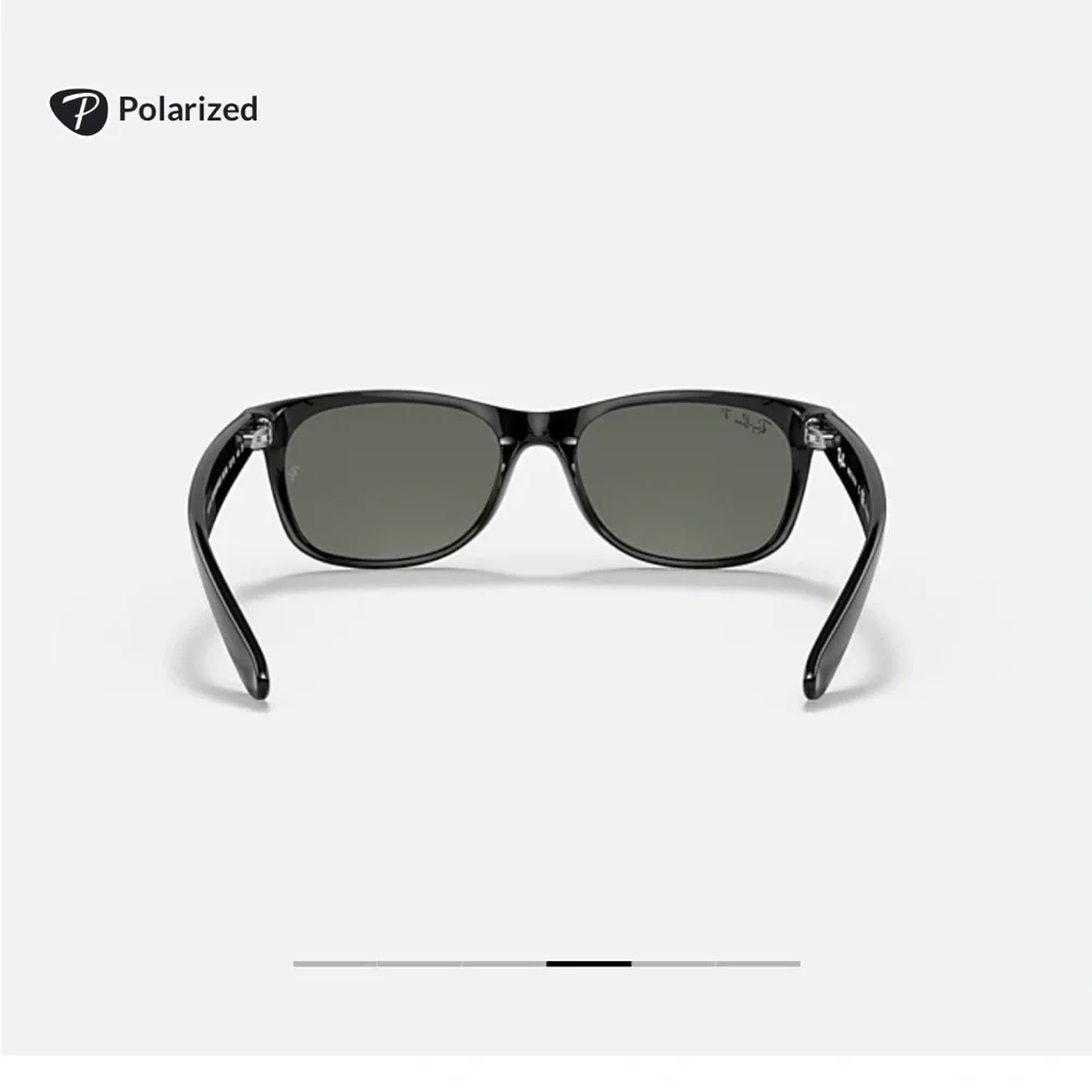Ray-Ban RB 2132 NEW WAYFARER CLASSIC Black Sunglasses - Picture 7 of 11